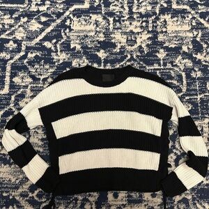 Intermix Black and White Sweater